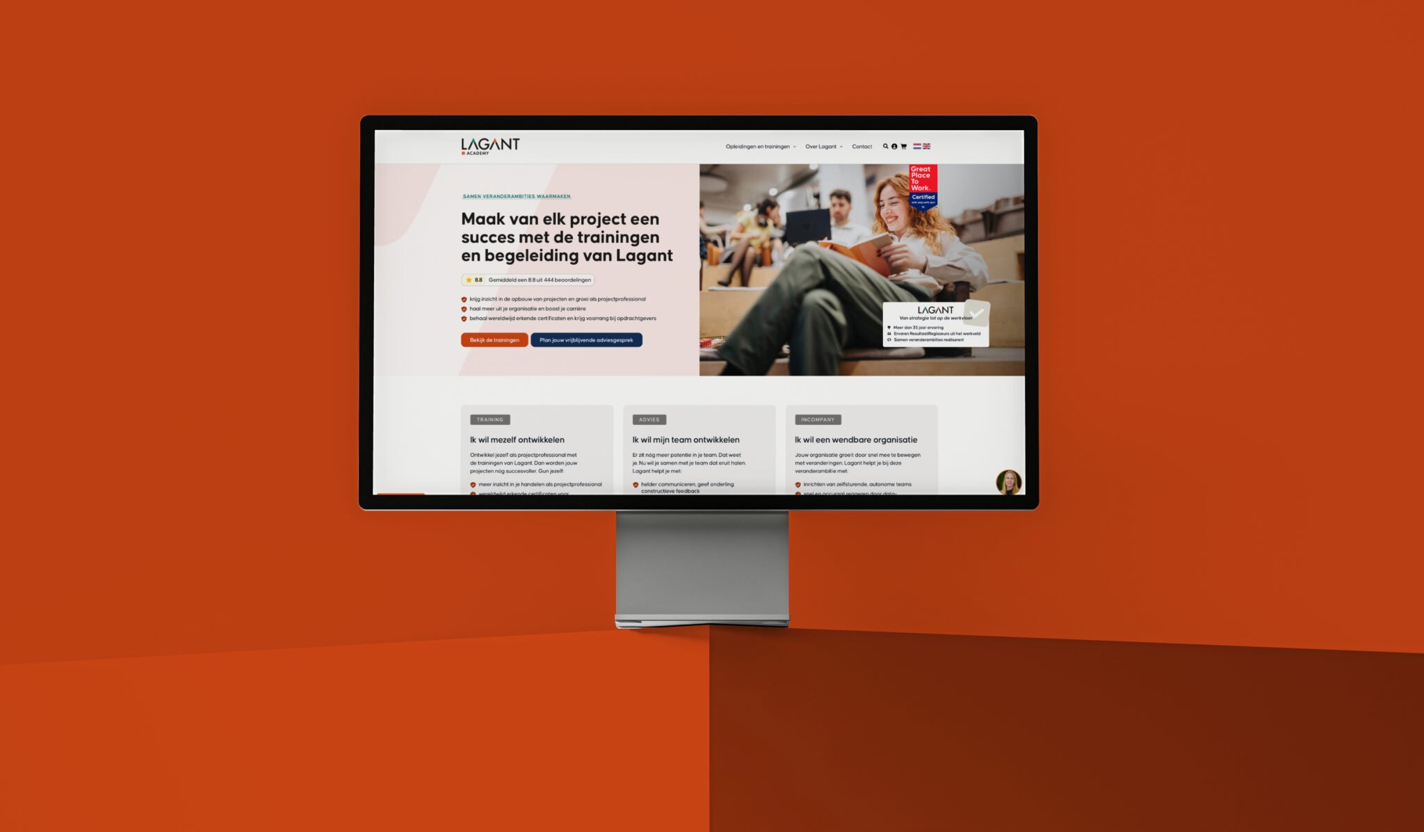 De website van Lagant